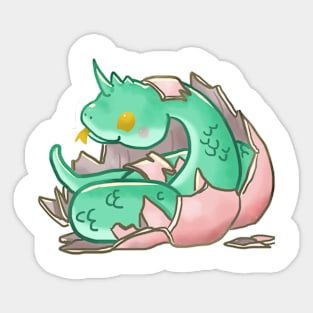 Greek Basilisk Sticker